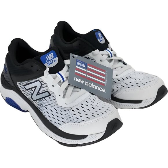 New Balance Men's 847 V4 Walking Shoe Arctic Fox/Black 7 X-Narrow - Picture 4 of 6